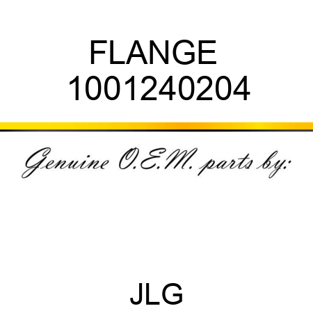 FLANGE  1001240204