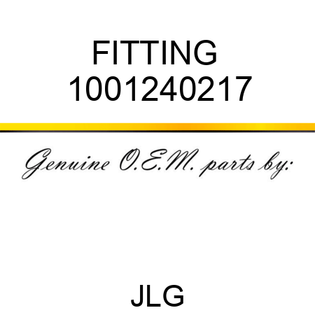 FITTING  1001240217