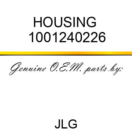 HOUSING  1001240226