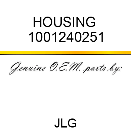 HOUSING  1001240251