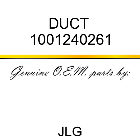 DUCT  1001240261