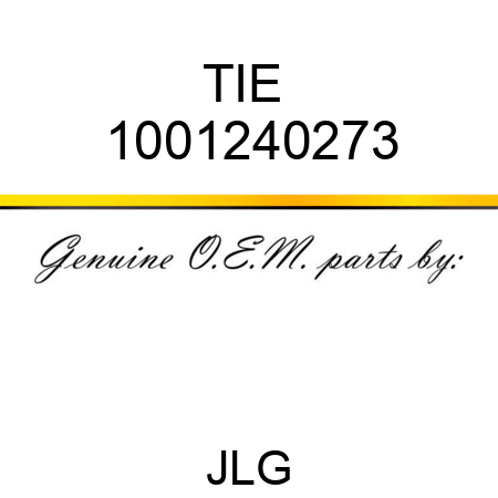 TIE  1001240273