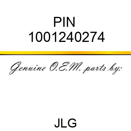 PIN  1001240274