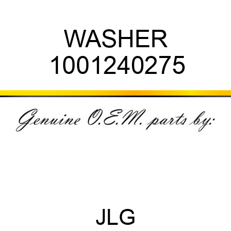 WASHER 1001240275