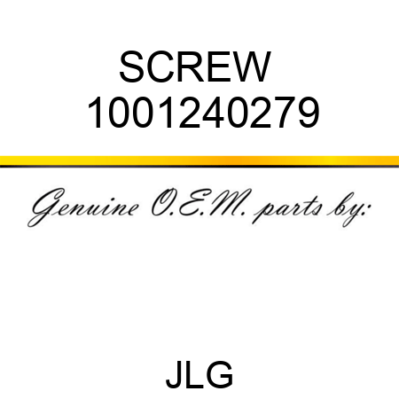 SCREW  1001240279