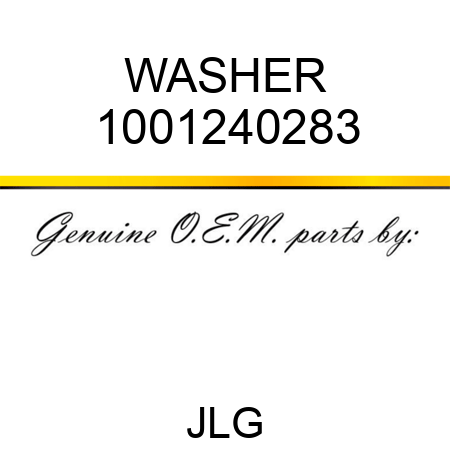 WASHER 1001240283