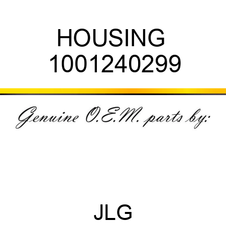 HOUSING  1001240299
