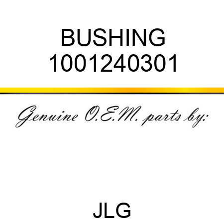 BUSHING 1001240301