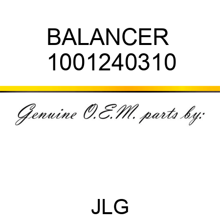 BALANCER  1001240310
