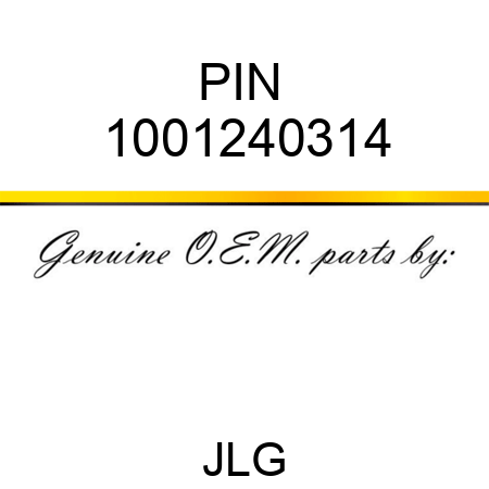 PIN  1001240314
