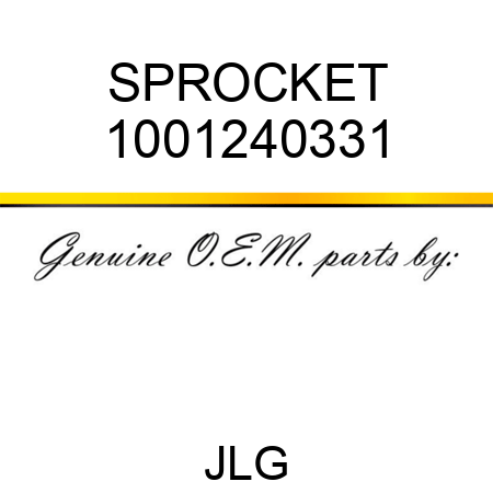 SPROCKET 1001240331