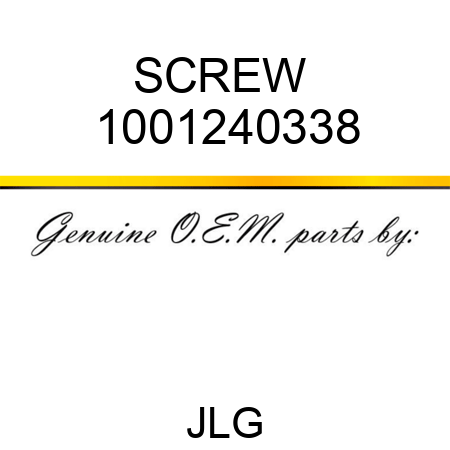 SCREW  1001240338
