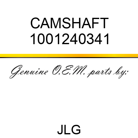 CAMSHAFT 1001240341
