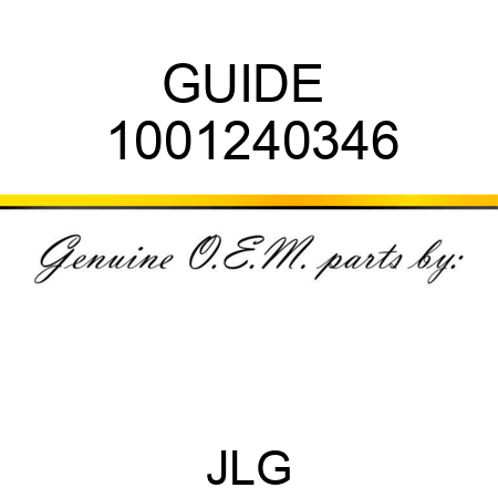 GUIDE  1001240346