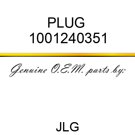 PLUG  1001240351