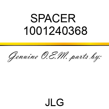 SPACER  1001240368