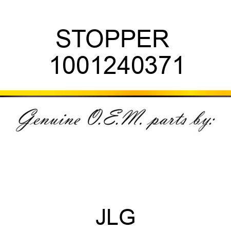 STOPPER  1001240371