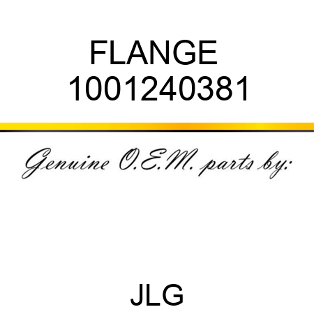 FLANGE  1001240381
