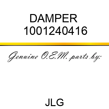 DAMPER  1001240416