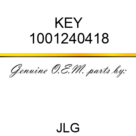 KEY 1001240418