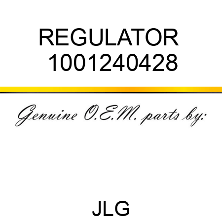 REGULATOR  1001240428