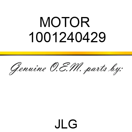 MOTOR  1001240429