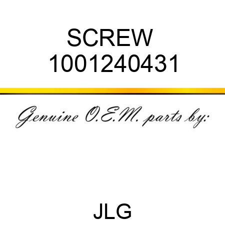 SCREW  1001240431