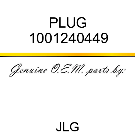 PLUG 1001240449