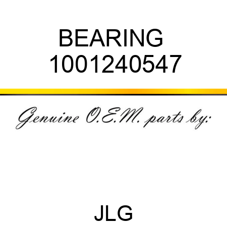 BEARING  1001240547