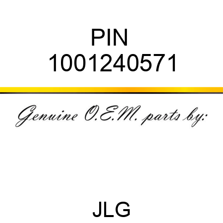 PIN  1001240571