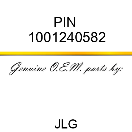PIN  1001240582