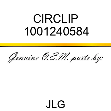 CIRCLIP 1001240584