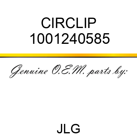 CIRCLIP 1001240585