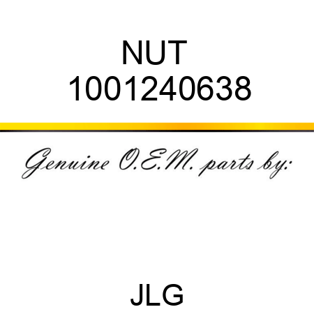 NUT  1001240638