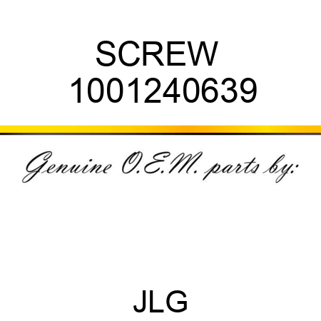 SCREW  1001240639