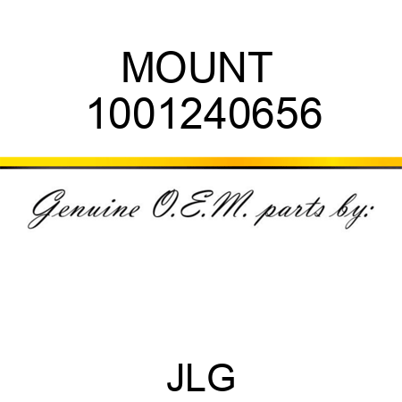 MOUNT  1001240656