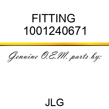 FITTING  1001240671