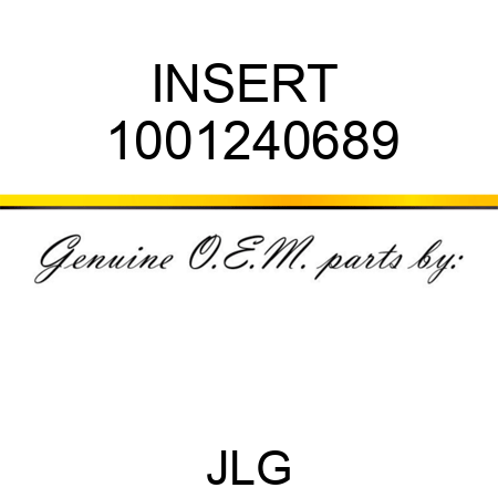 INSERT  1001240689