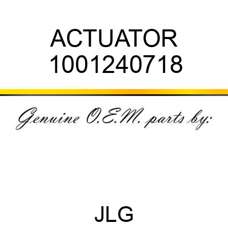 ACTUATOR 1001240718