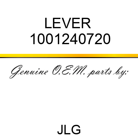 LEVER  1001240720