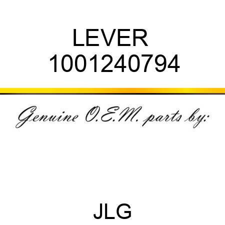LEVER  1001240794