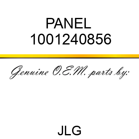 PANEL  1001240856