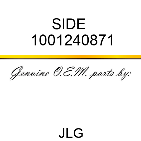 SIDE  1001240871