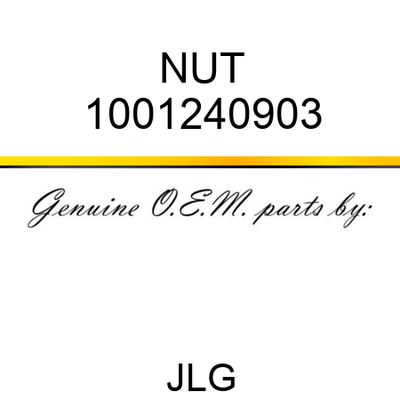 NUT 1001240903