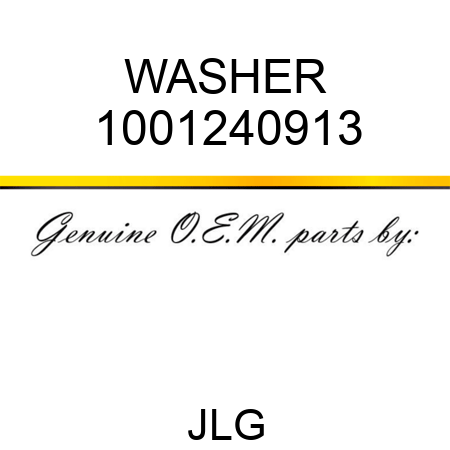 WASHER 1001240913