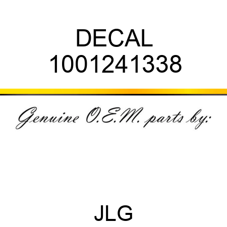 DECAL 1001241338