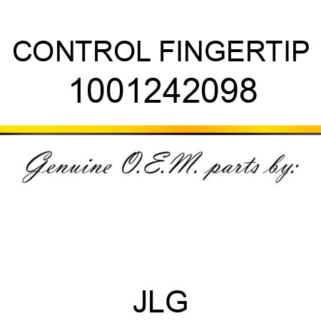 CONTROL FINGERTIP 1001242098