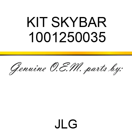 KIT SKYBAR 1001250035
