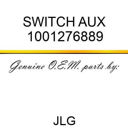 SWITCH AUX 1001276889