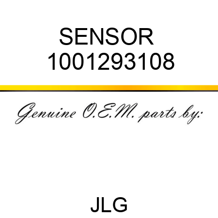 SENSOR  1001293108